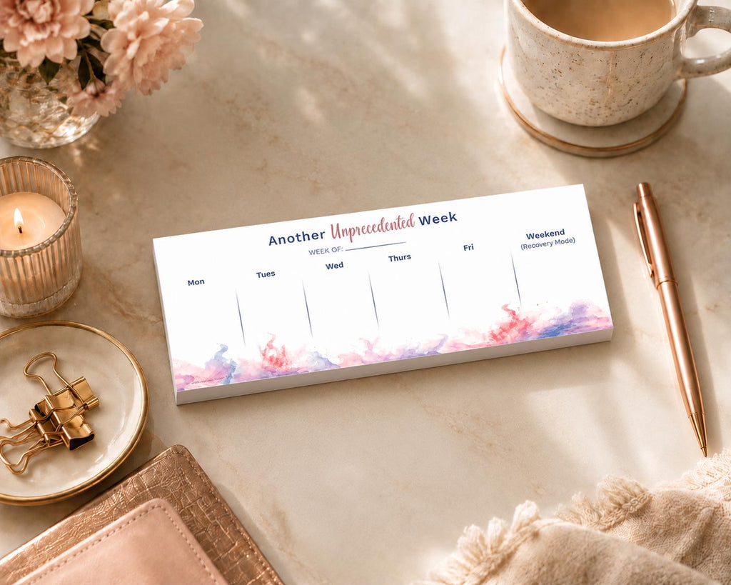 The Millennial Plot Twist Skinny Weekly Planner Pad