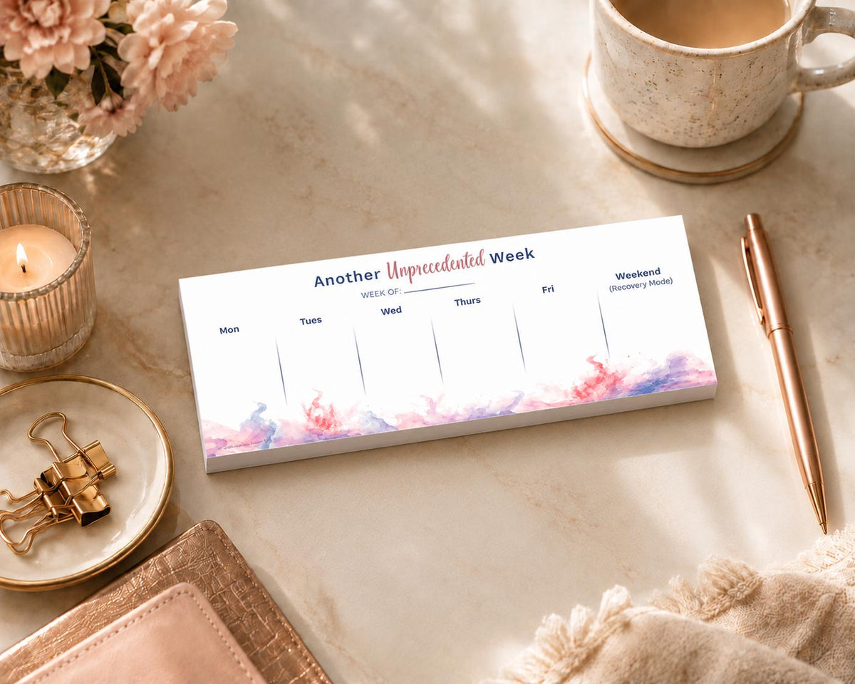 The Millennial Plot Twist Skinny Weekly Planner Pad