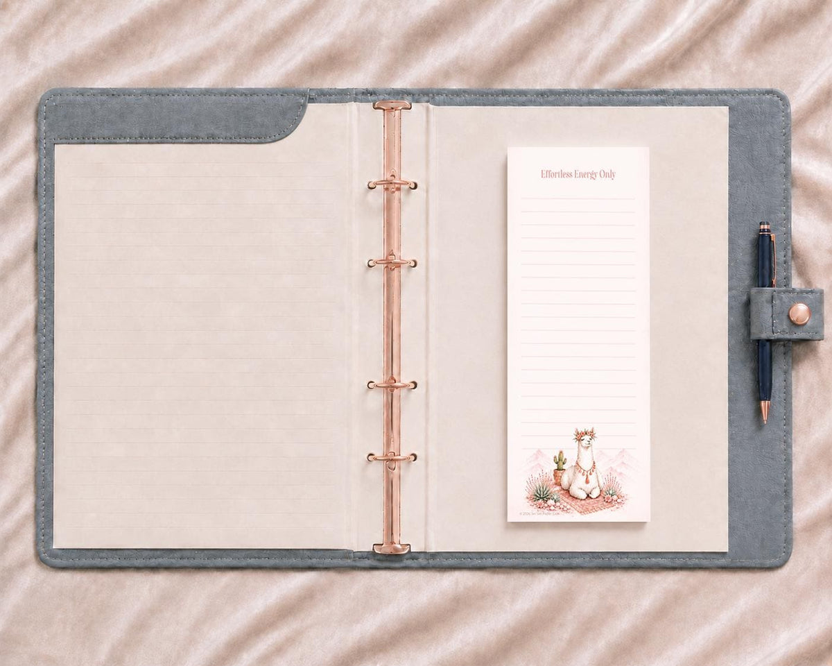 Llama Luxe Skinny Notepad