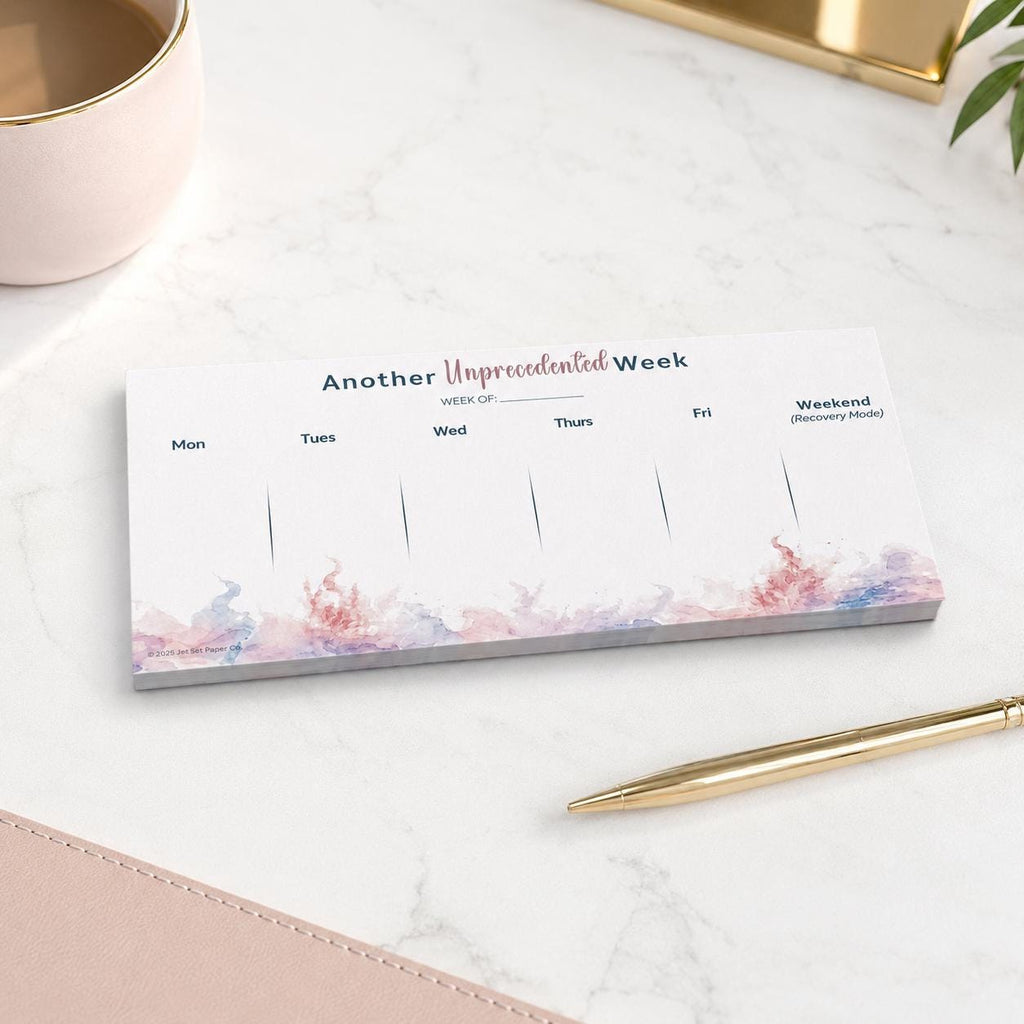The Millennial Plot Twist Skinny Weekly Planner Pad