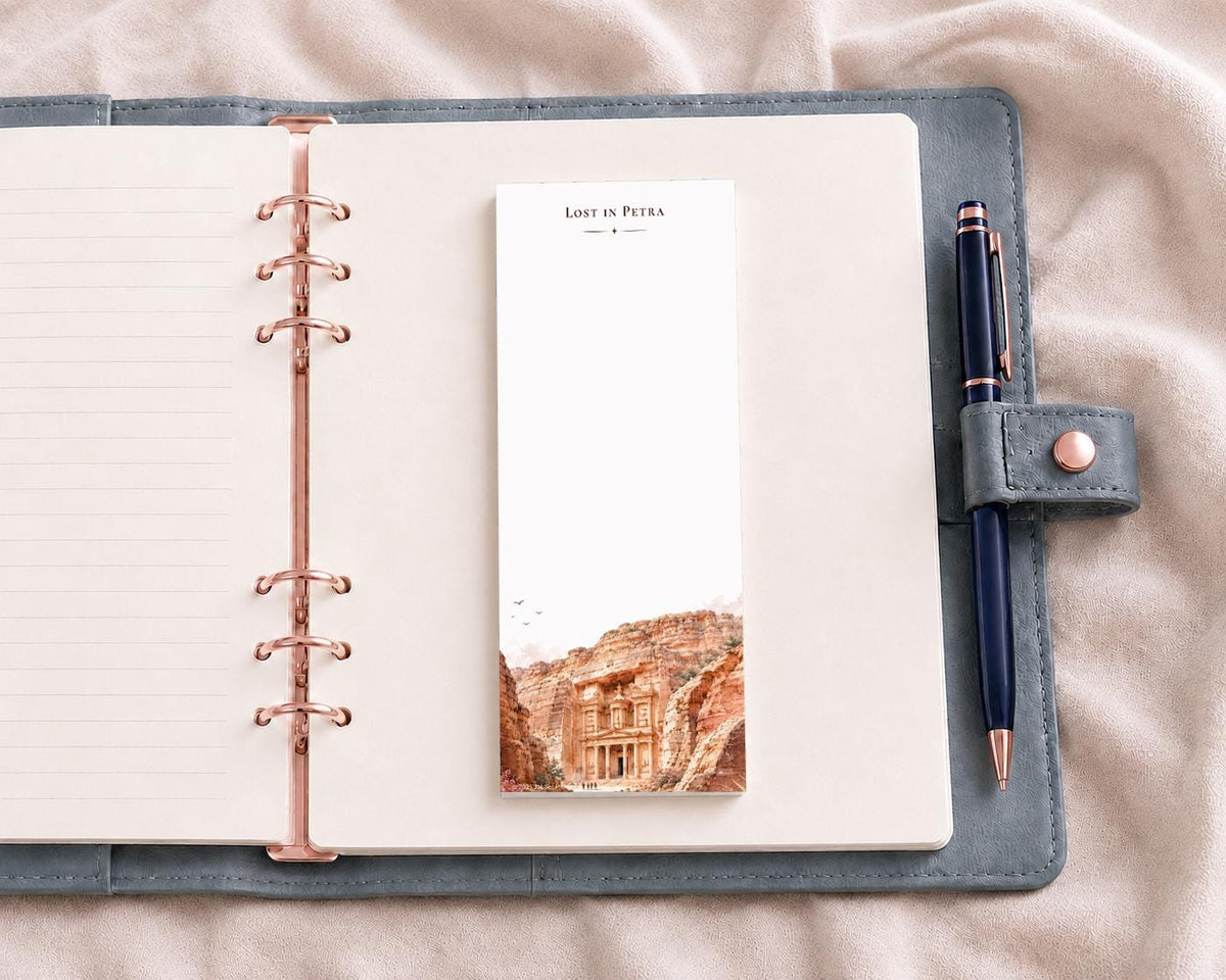 Lost in Petra Skinny Notepad