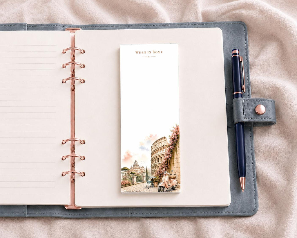 When in Rome Skinny Notepad