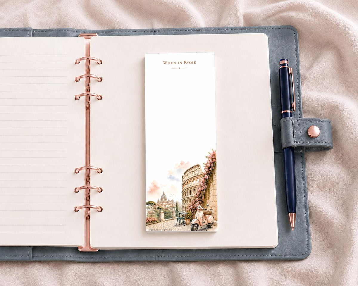 When in Rome Skinny Notepad
