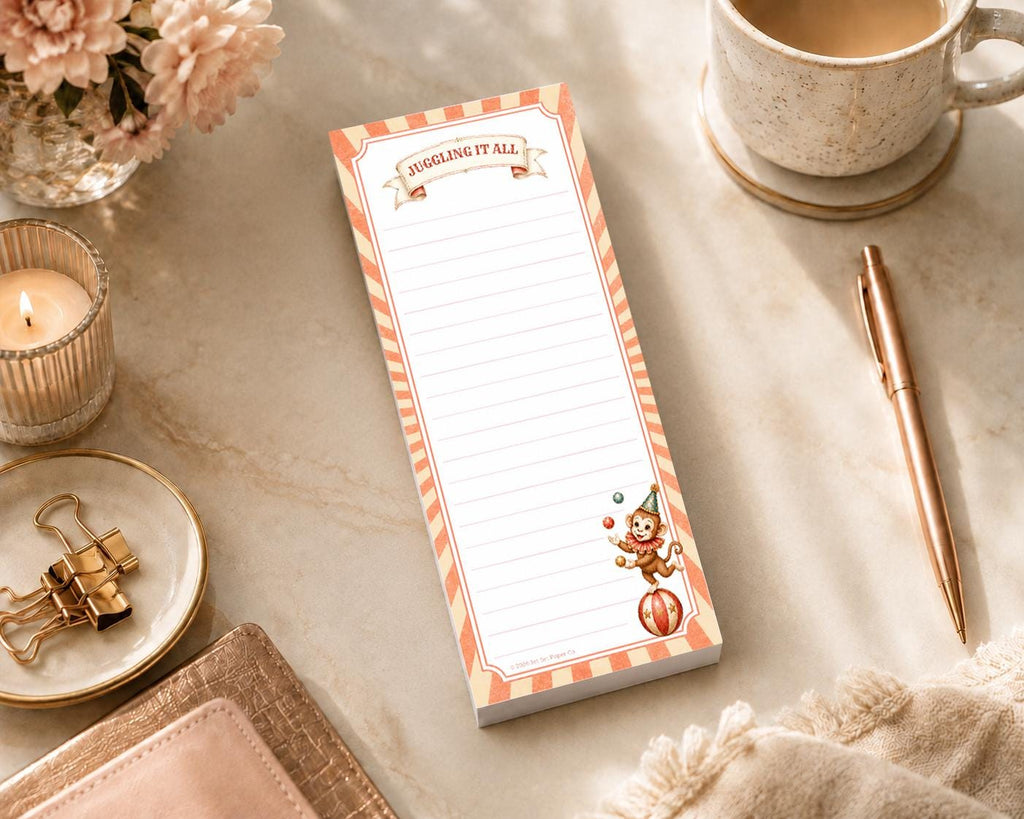 Monkey Business Skinny Notepad