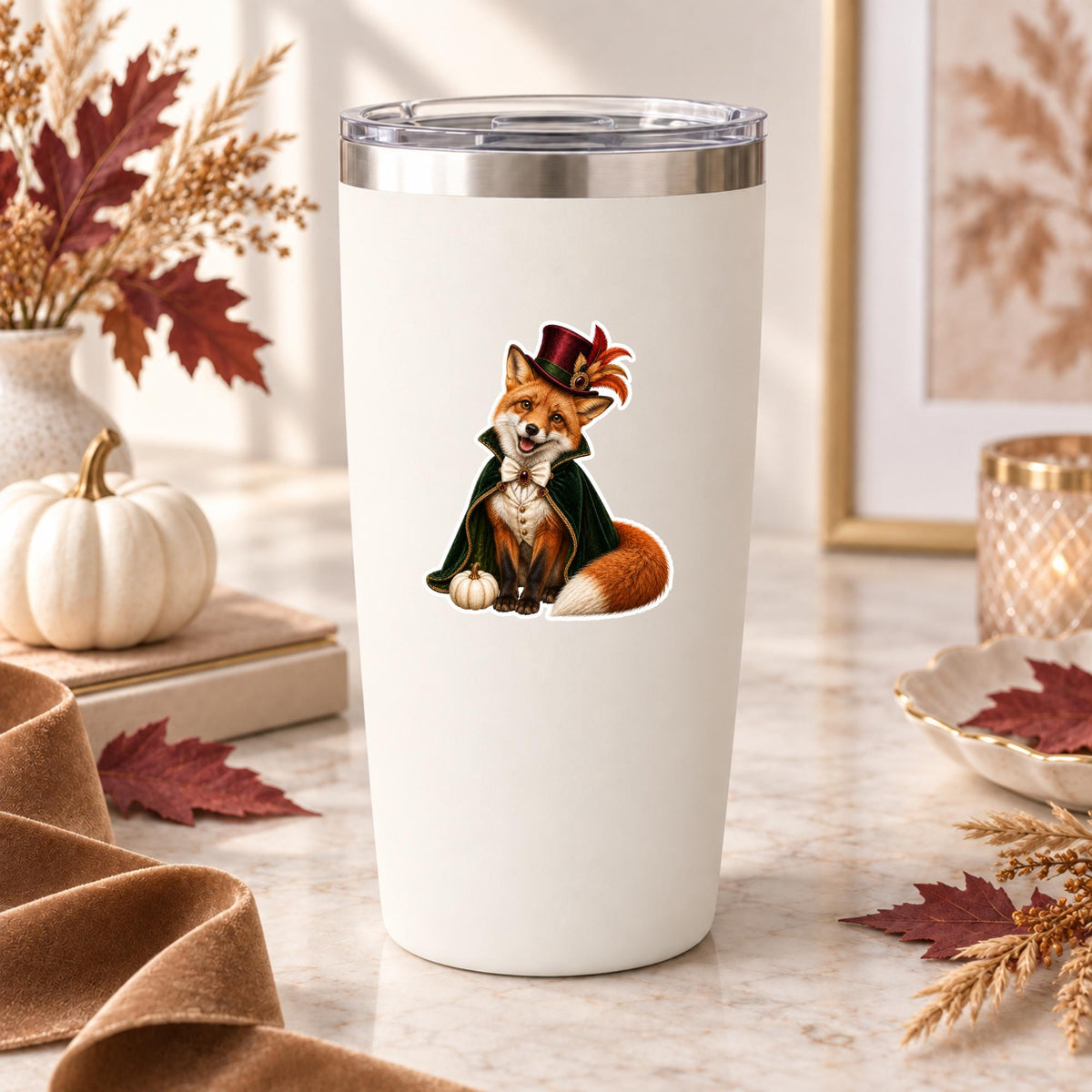 Woodland Halloween Sticker Pack | Fall Animal Decals (6 Pack)