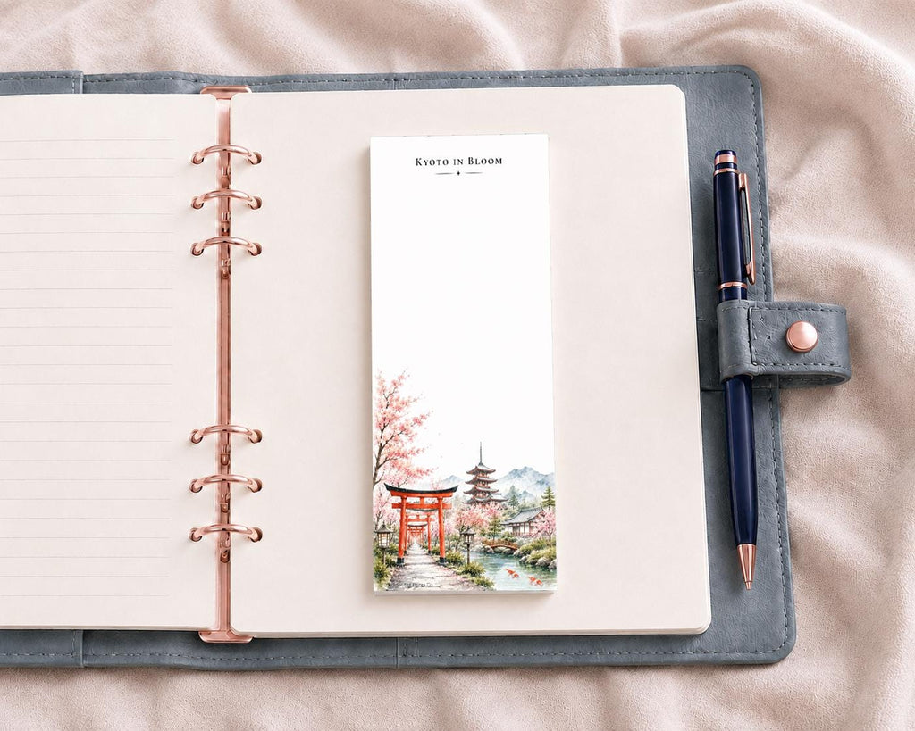 Kyoto in Bloom Skinny Notepad