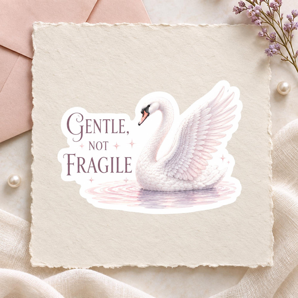 Swan Serenity Stickers