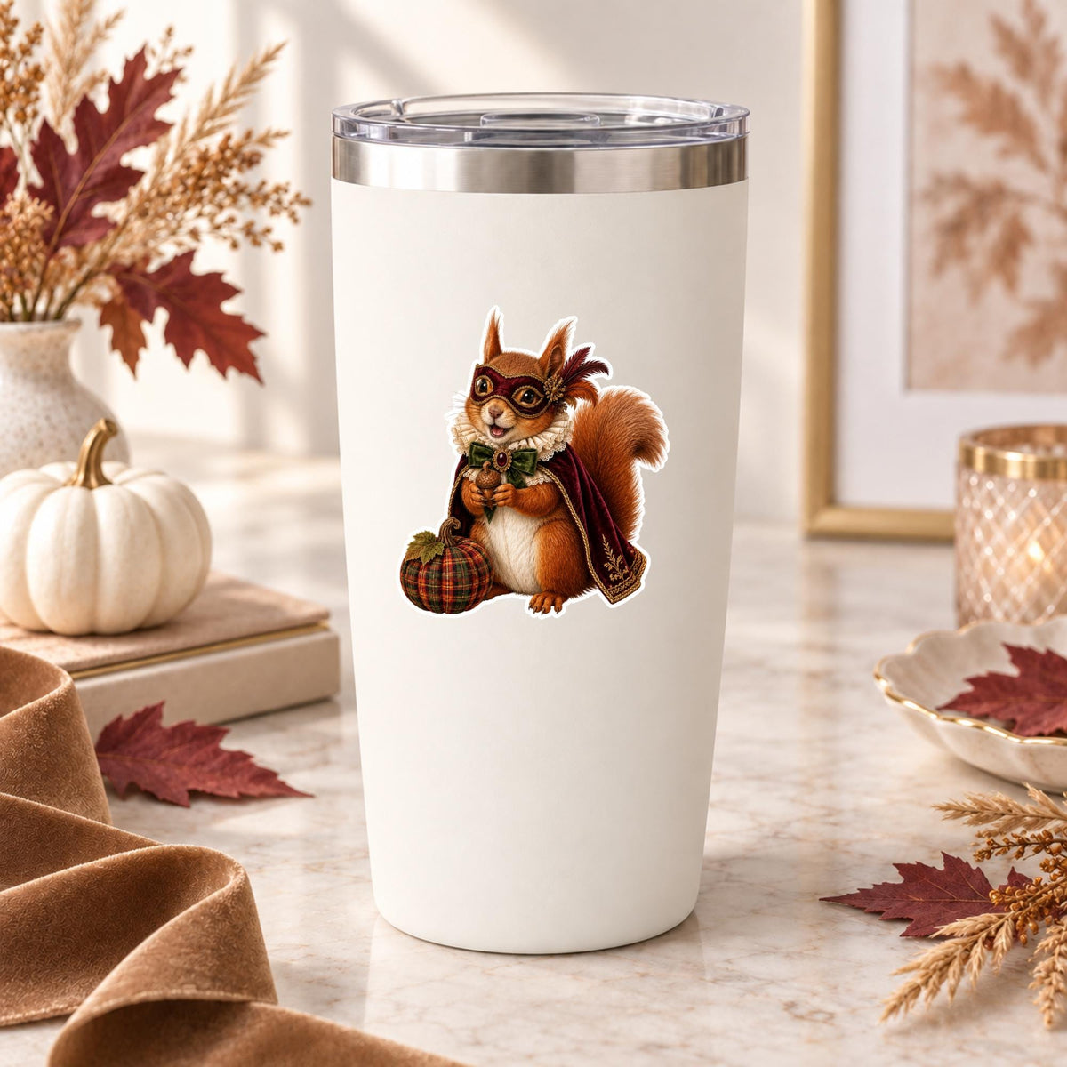Woodland Halloween Sticker Pack | Fall Animal Decals (6 Pack)