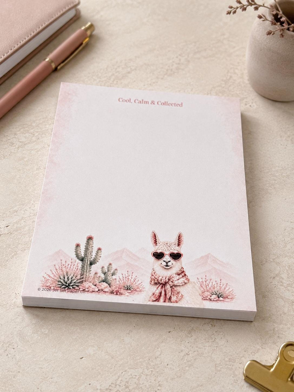 Llama Luxe Mini Notepad