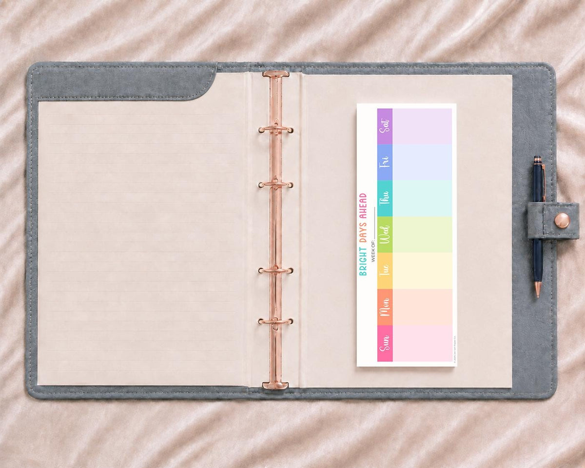 The Bright Side Skinny Weekly Planner Pad