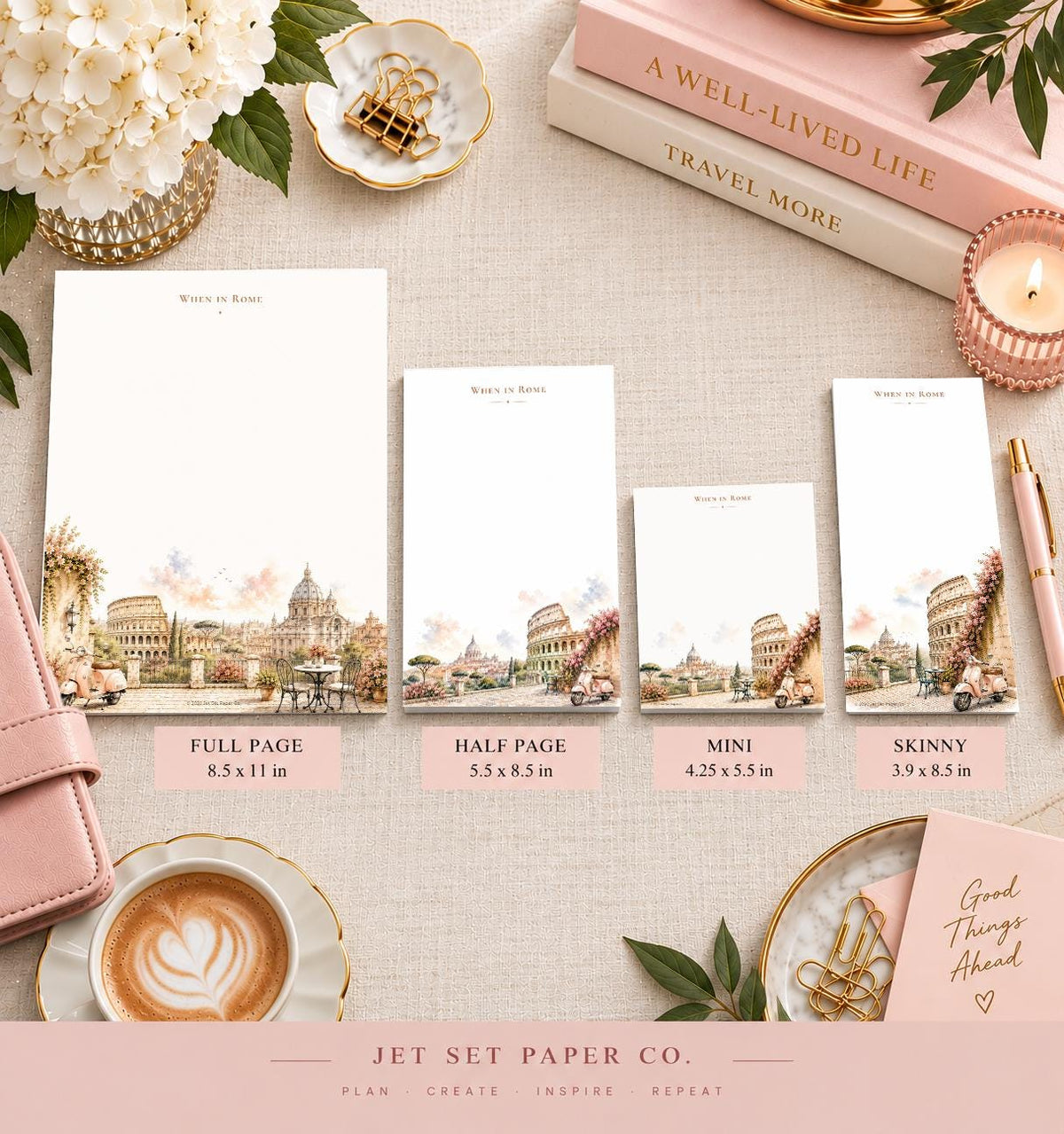 When in Rome Skinny Notepad