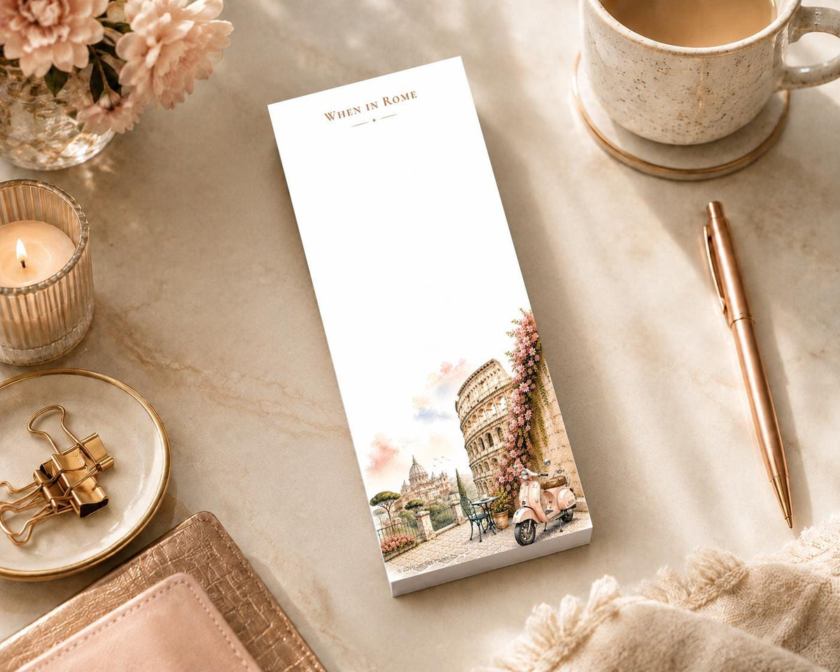 When in Rome Skinny Notepad
