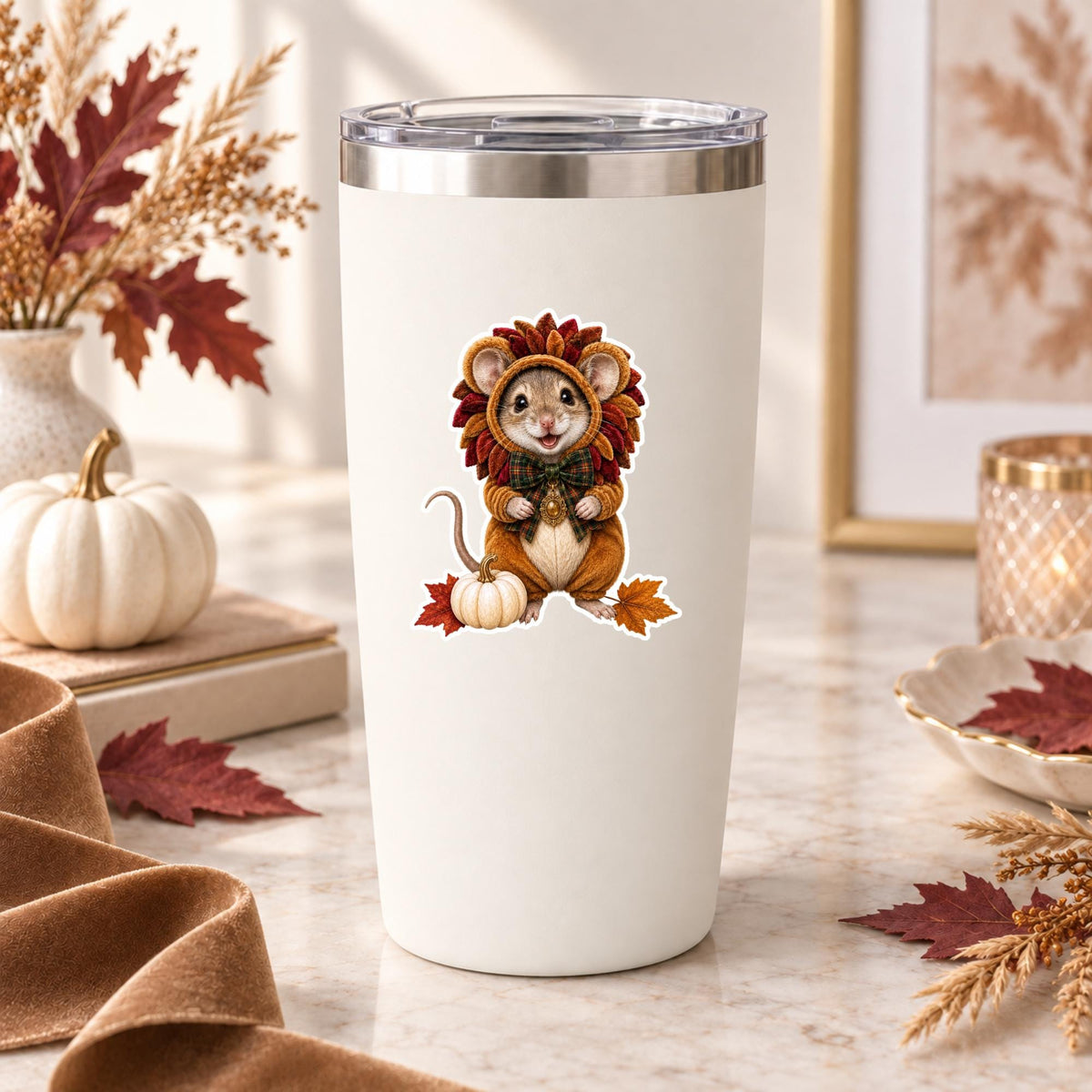 Woodland Halloween Sticker Pack | Fall Animal Decals (6 Pack)