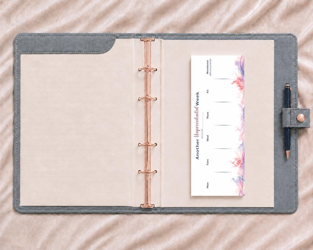 The Millennial Plot Twist Skinny Weekly Planner Pad