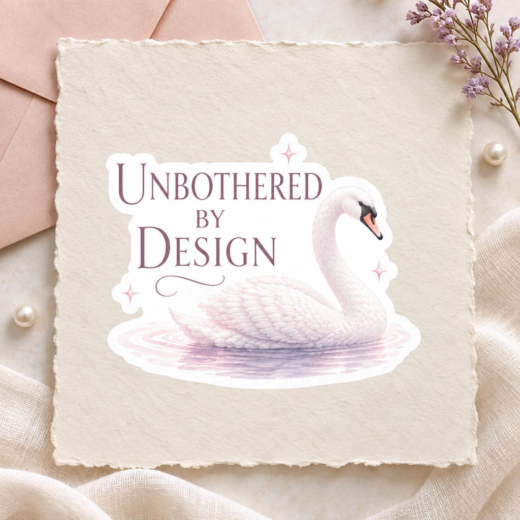 Swan Serenity Stickers
