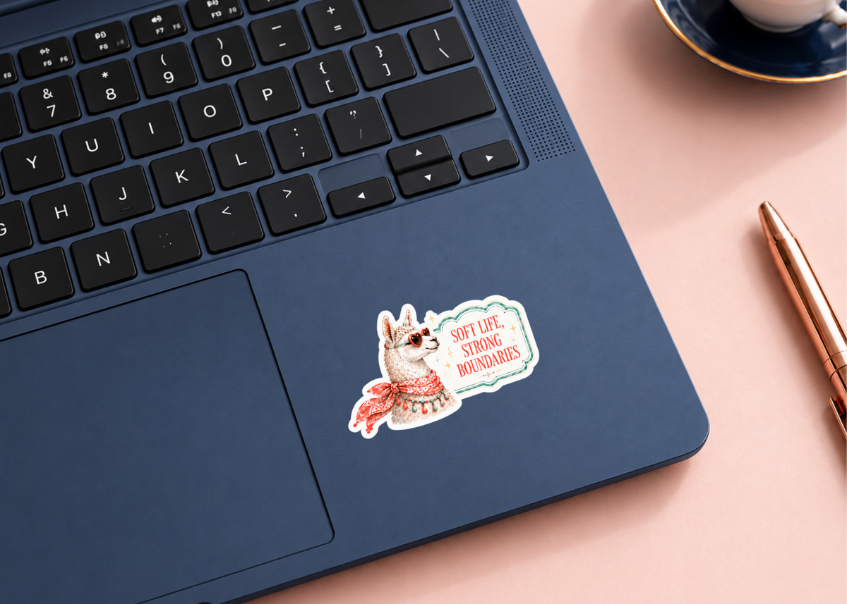 Llama Luxe Matte Vinyl Stickers