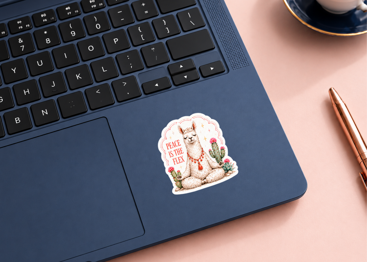 Llama Luxe Matte Vinyl Stickers