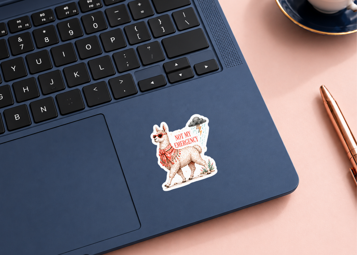 Llama Luxe Matte Vinyl Stickers