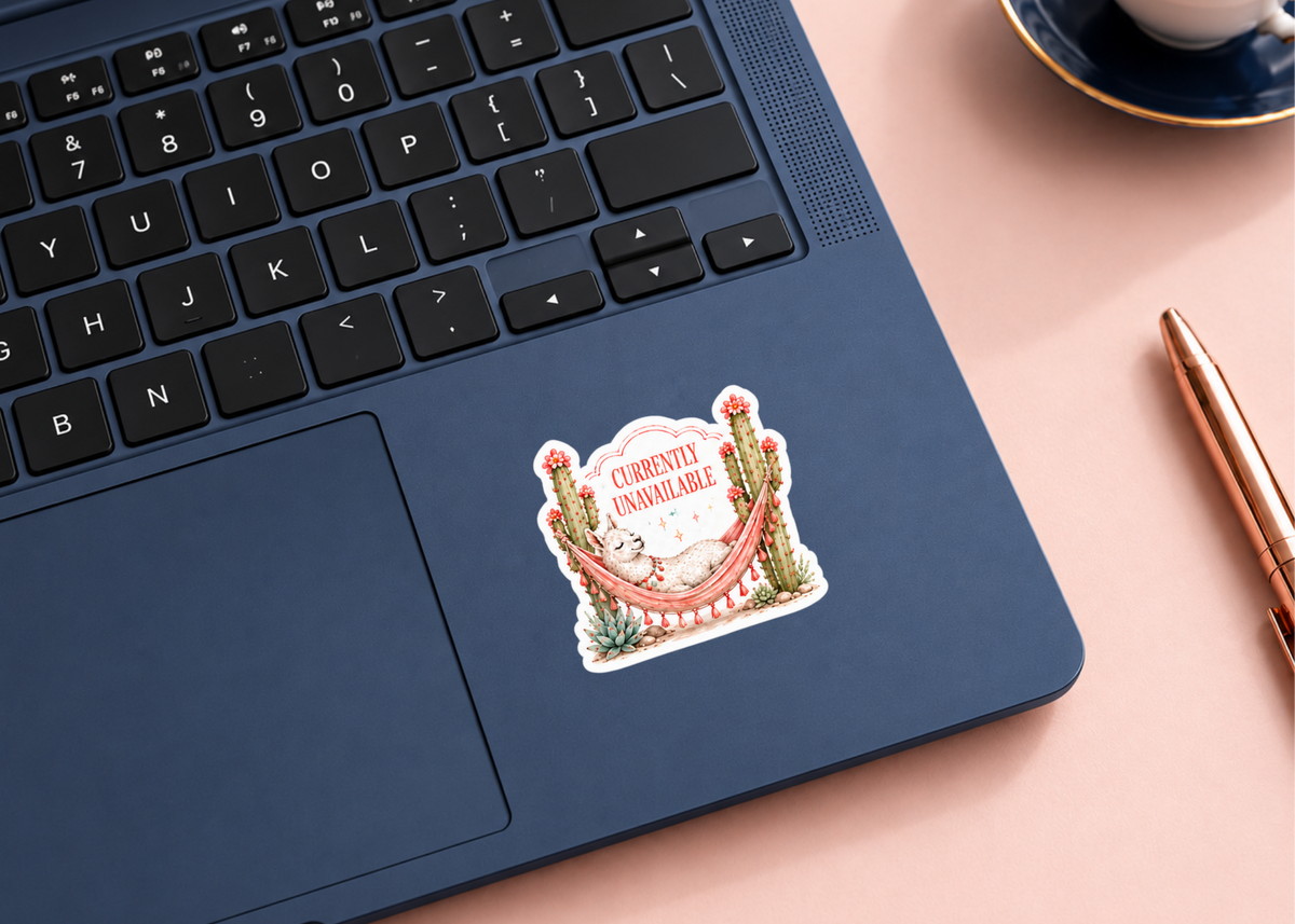 Llama Luxe Matte Vinyl Stickers