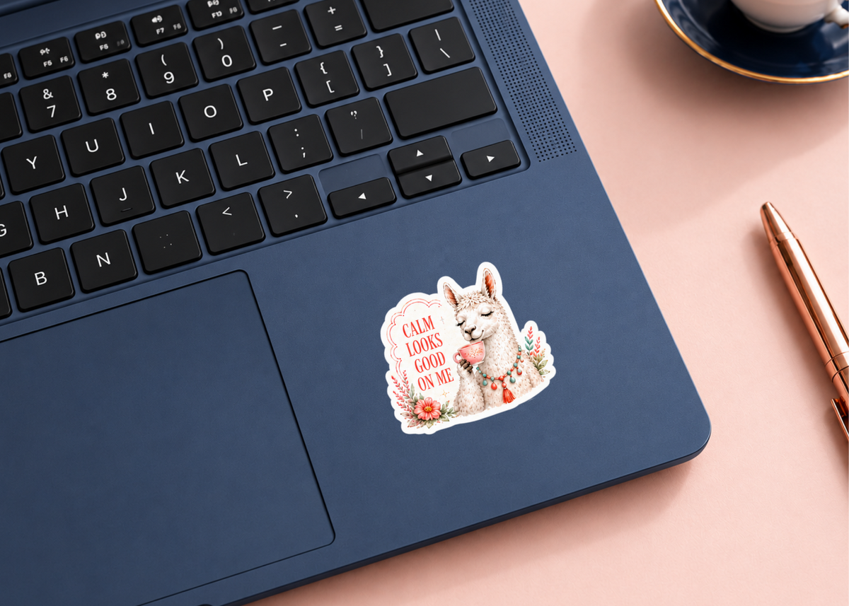 Llama Luxe Matte Vinyl Stickers