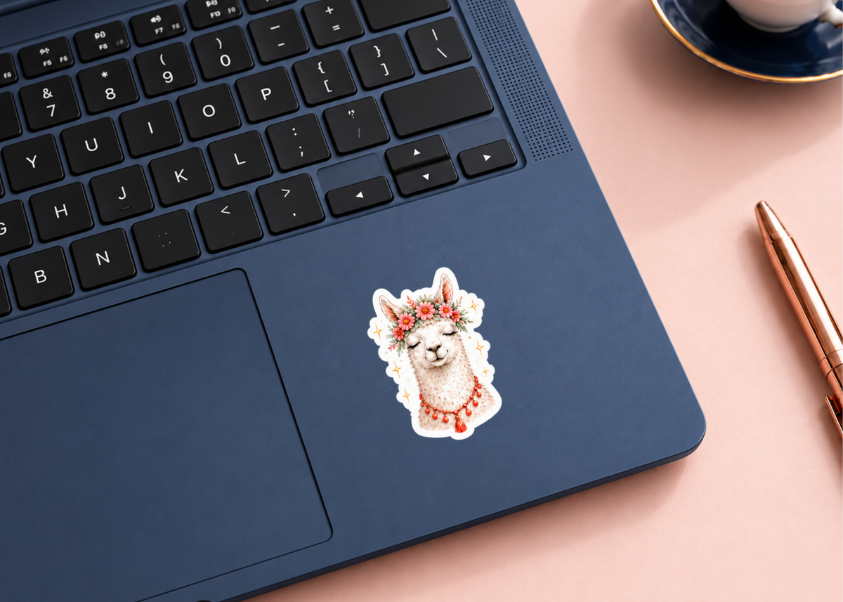 Llama Luxe Matte Vinyl Stickers