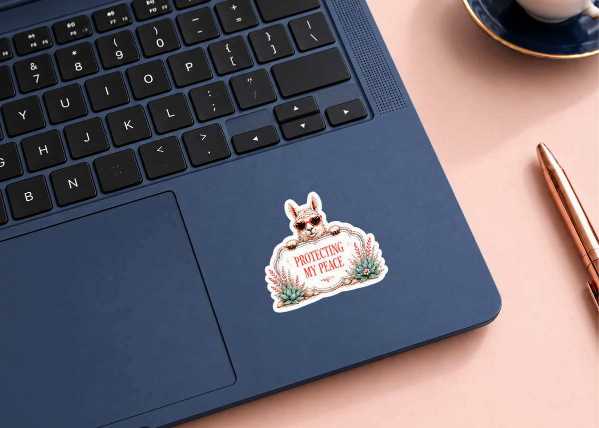 Llama Luxe Matte Vinyl Stickers
