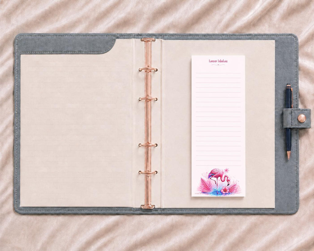 Flamingo Fabulous Skinny Notepad