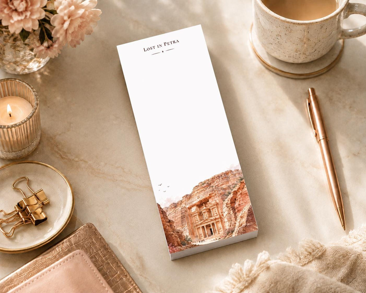 Lost in Petra Skinny Notepad