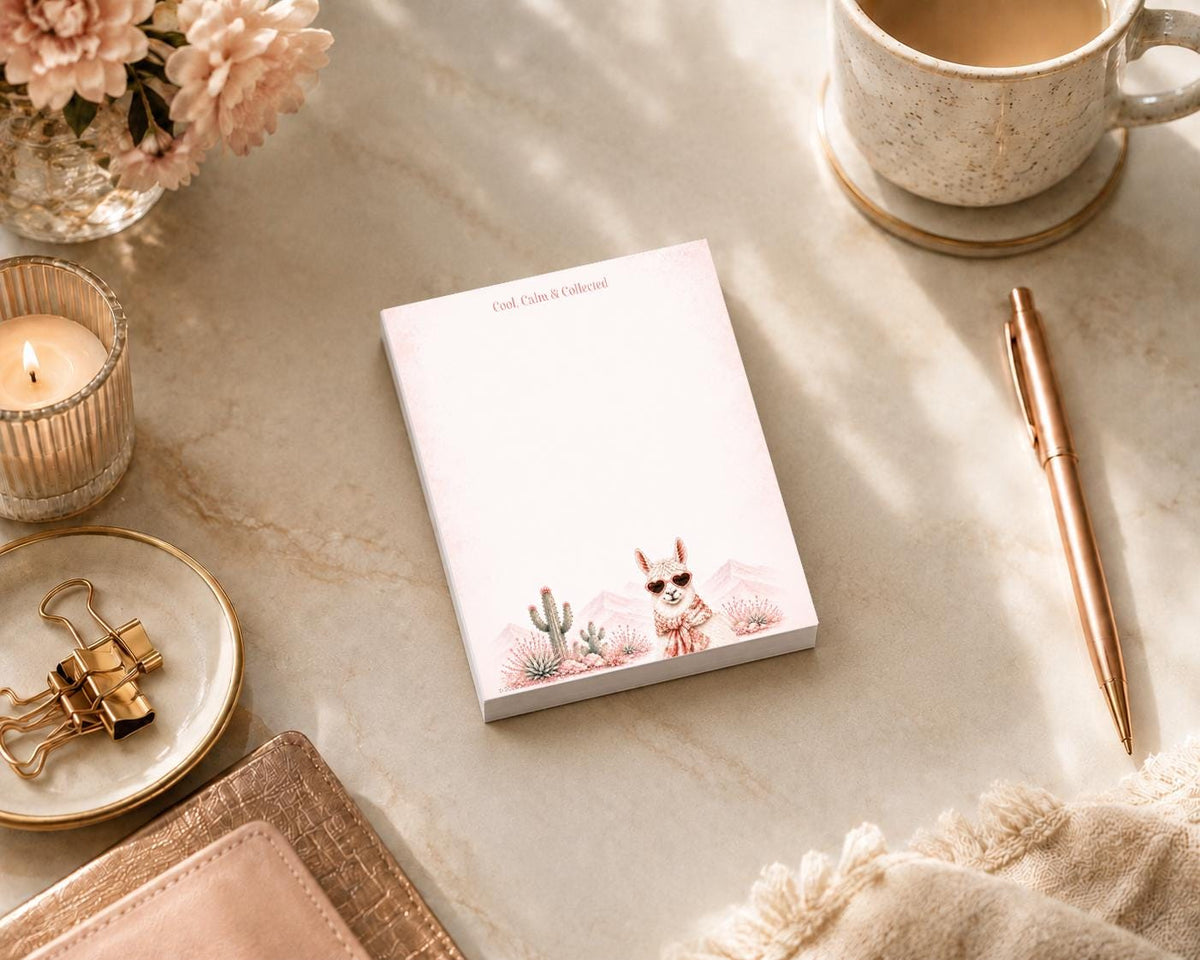 Llama Luxe Mini Notepad