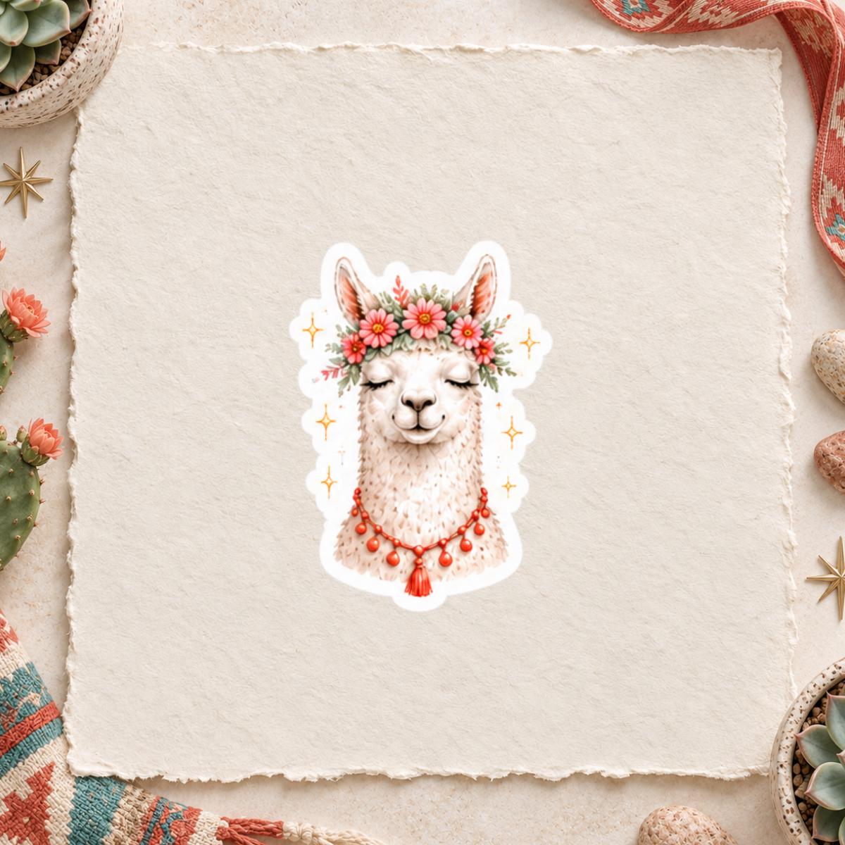 Llama Luxe Matte Vinyl Stickers