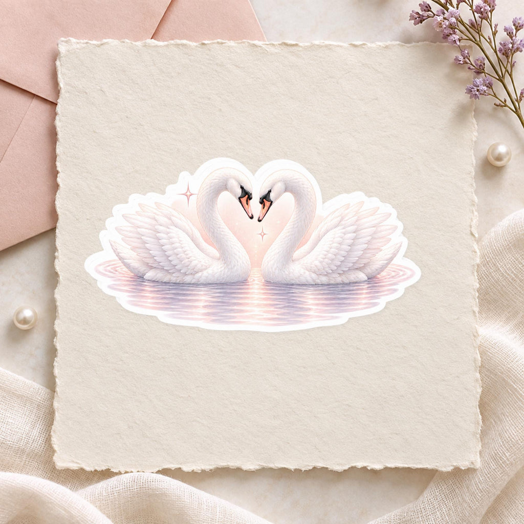 Swan Serenity Stickers
