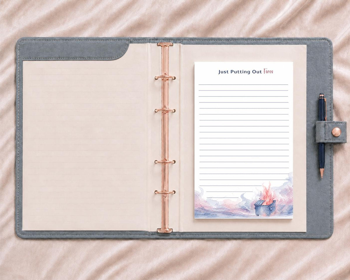 Everyday Edit Half Page Notepad | Millennial Plot Twist Memo Pad | Funny Notepad