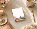 Jwt Set Paper Co. Passport Series Mini Notepad | Kyoto in Bloom Watercolor (Torii Gate, Pagoda, Cherry Blossoms)