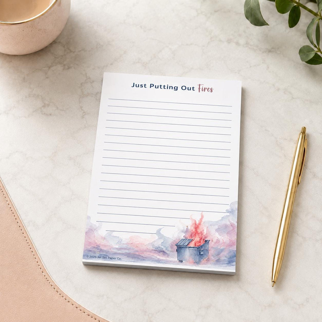 Everyday Edit Half Page Notepad | Millennial Plot Twist Memo Pad | Funny Notepad